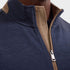 Bugatchi Vest Chevron Knit Zip Vest
