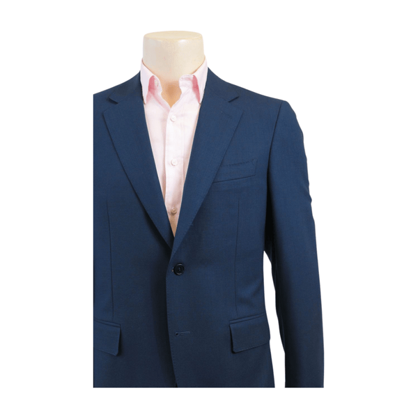 Canali Sport Coats Classic Fit Water Resistant Navy Wool Blazer