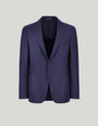 Canali Sport Coats Royal Blue / 48 / Regular KEI Blazer in Royal Blue Wool