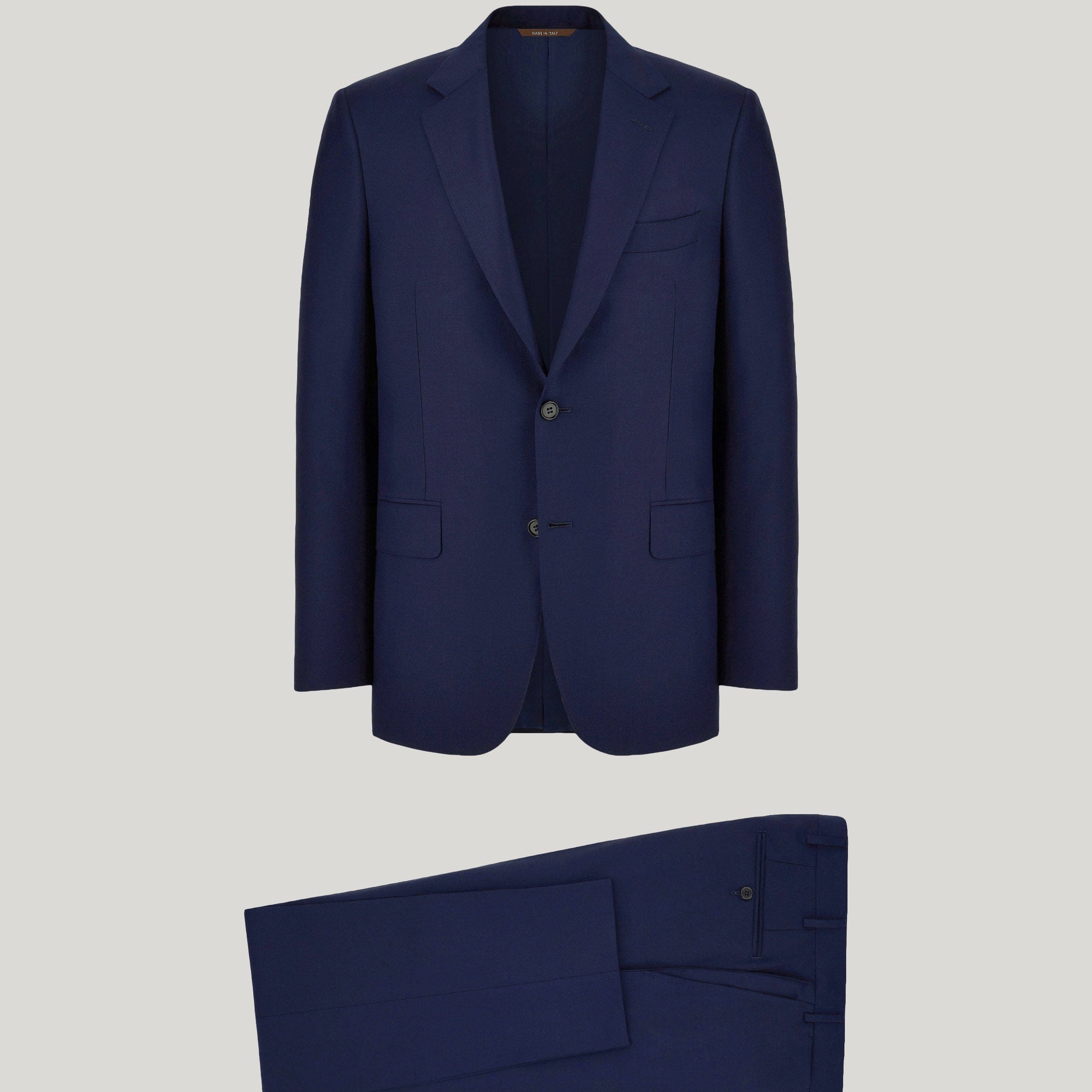 Canali Suits Suit in Blue Wool