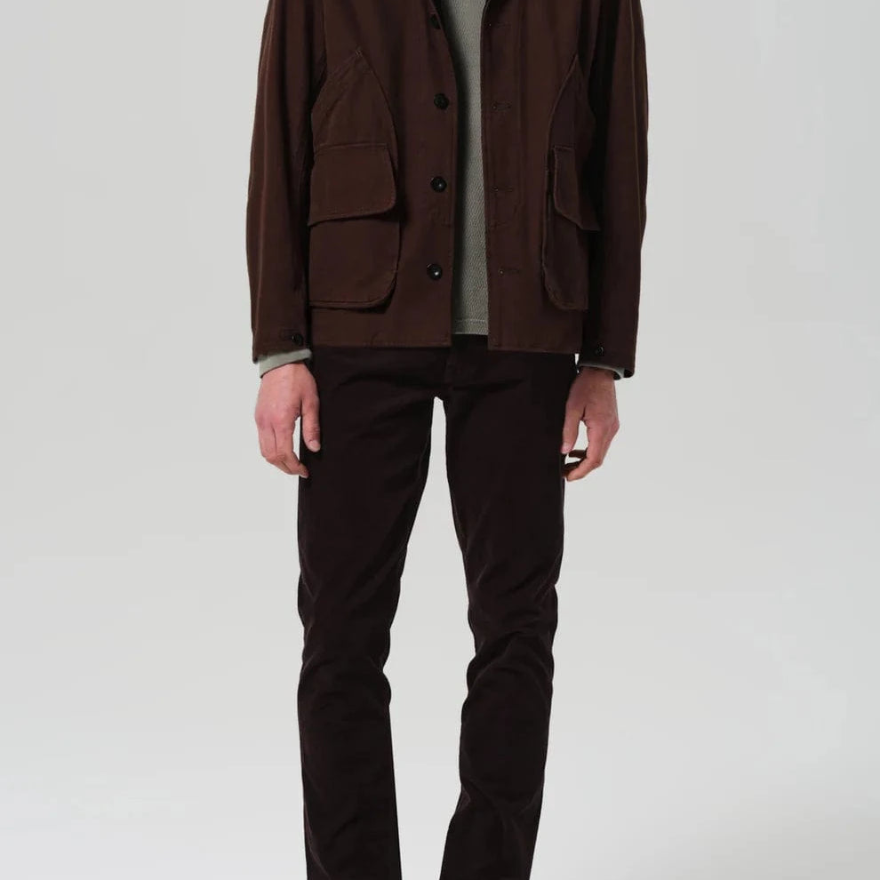 Citizens Of Humanity 5-Pockets DK ESPRESSO (DK GREEN) / 31 Gage Slim Straight Stretch Corduroy