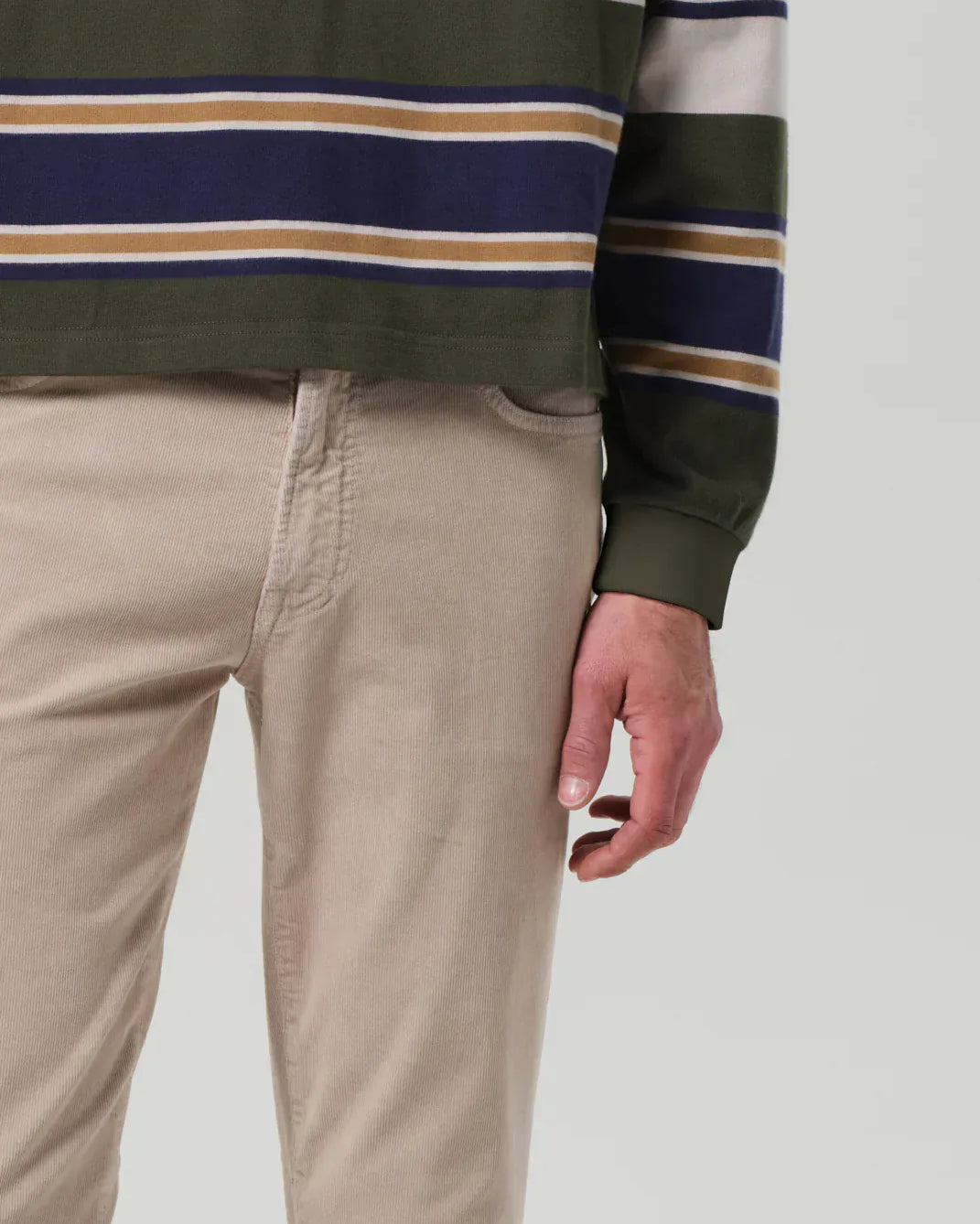 Citizens Of Humanity 5-Pockets Gage Slim Straight Stretch Corduroy in Wheat