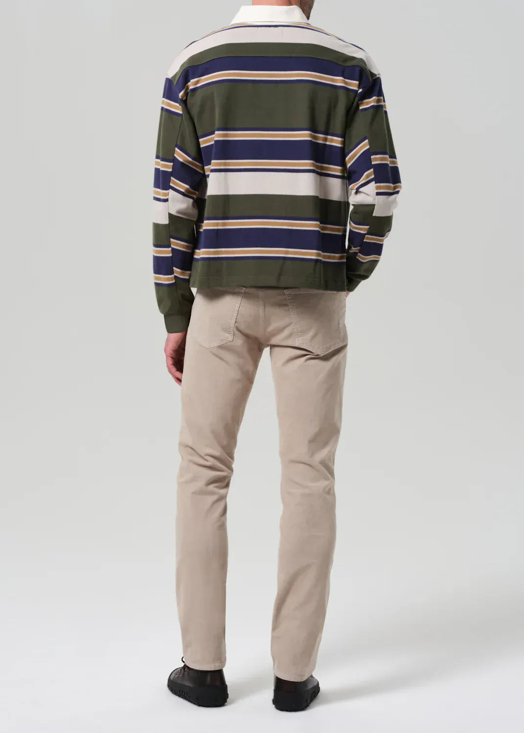 Citizens Of Humanity 5-Pockets Gage Slim Straight Stretch Corduroy in Wheat