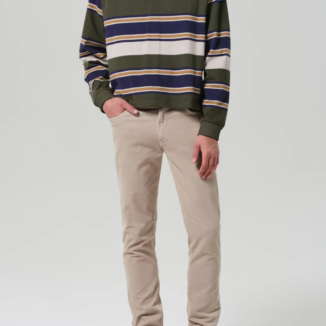 Citizens Of Humanity 5-Pockets Gage Slim Straight Stretch Corduroy in Wheat
