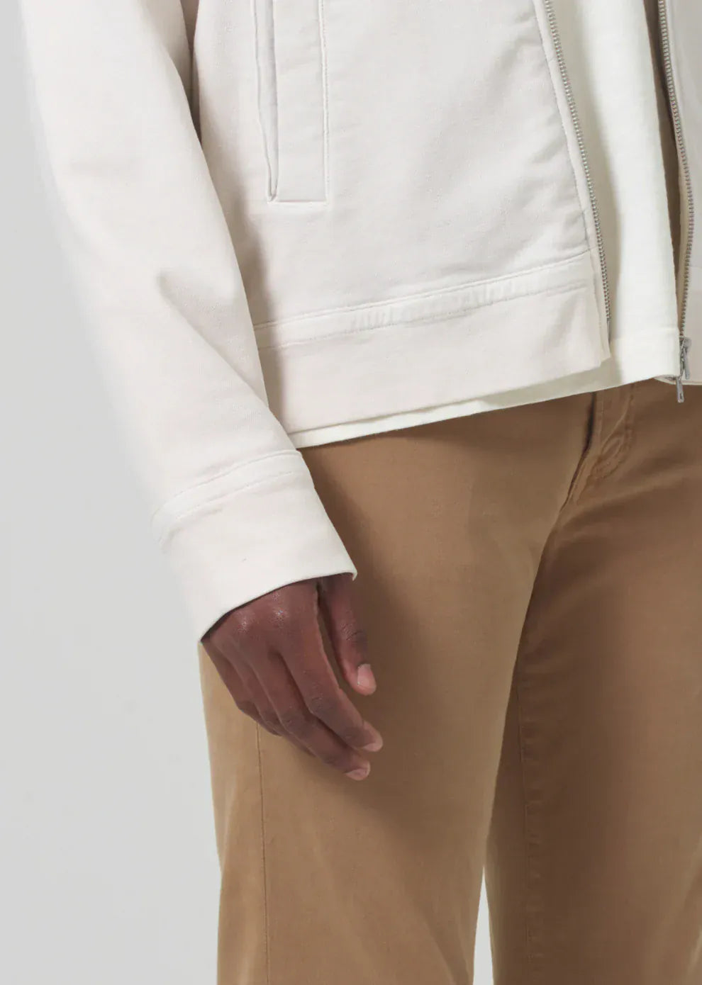 Citizens of Humanity 5-Pockets London Tapered Slim Brushed Sateen in Tonnarelli