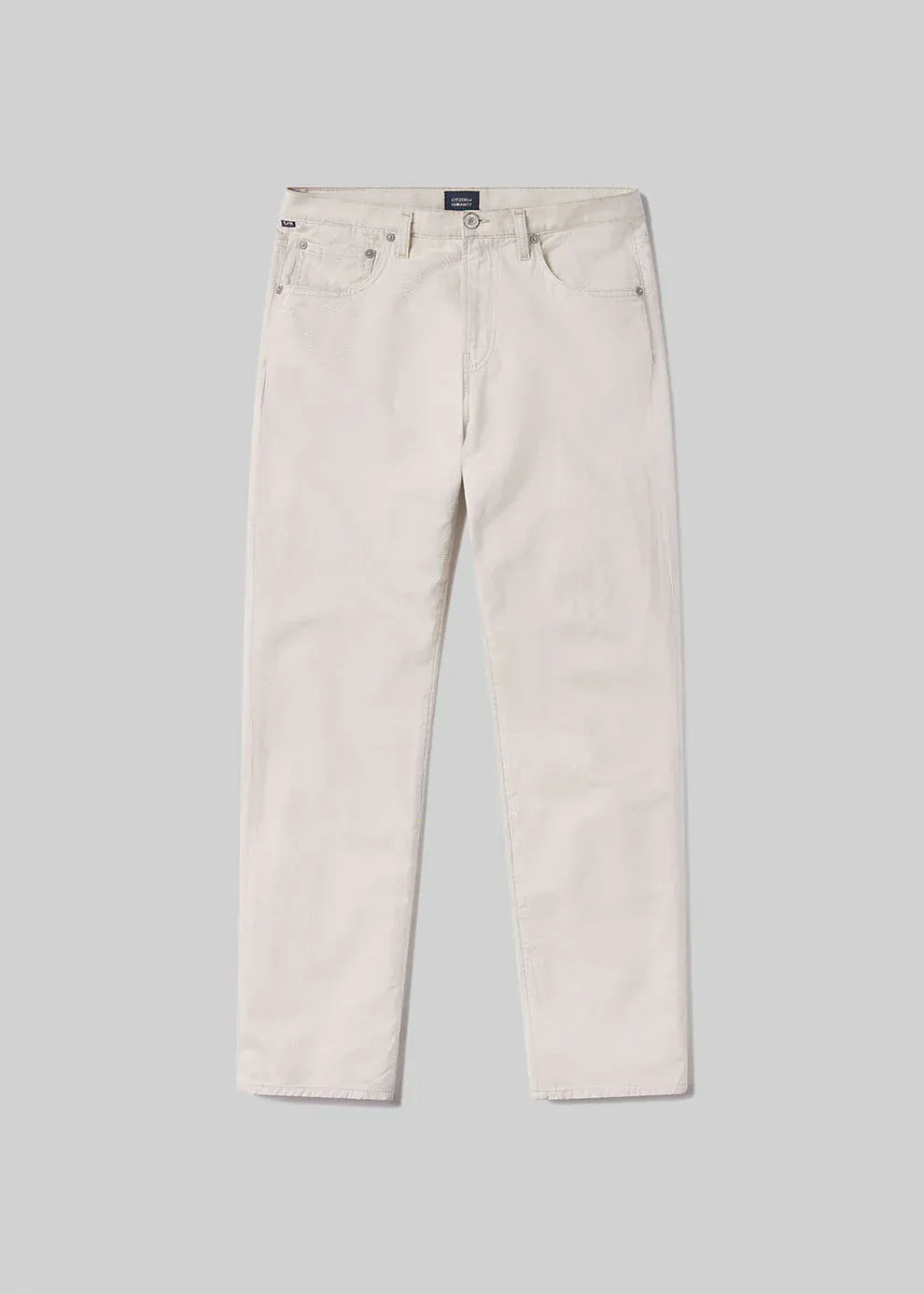 Citizens Of Humanity Denim Elijah Straight Comfort Stretch Linen in Natural
