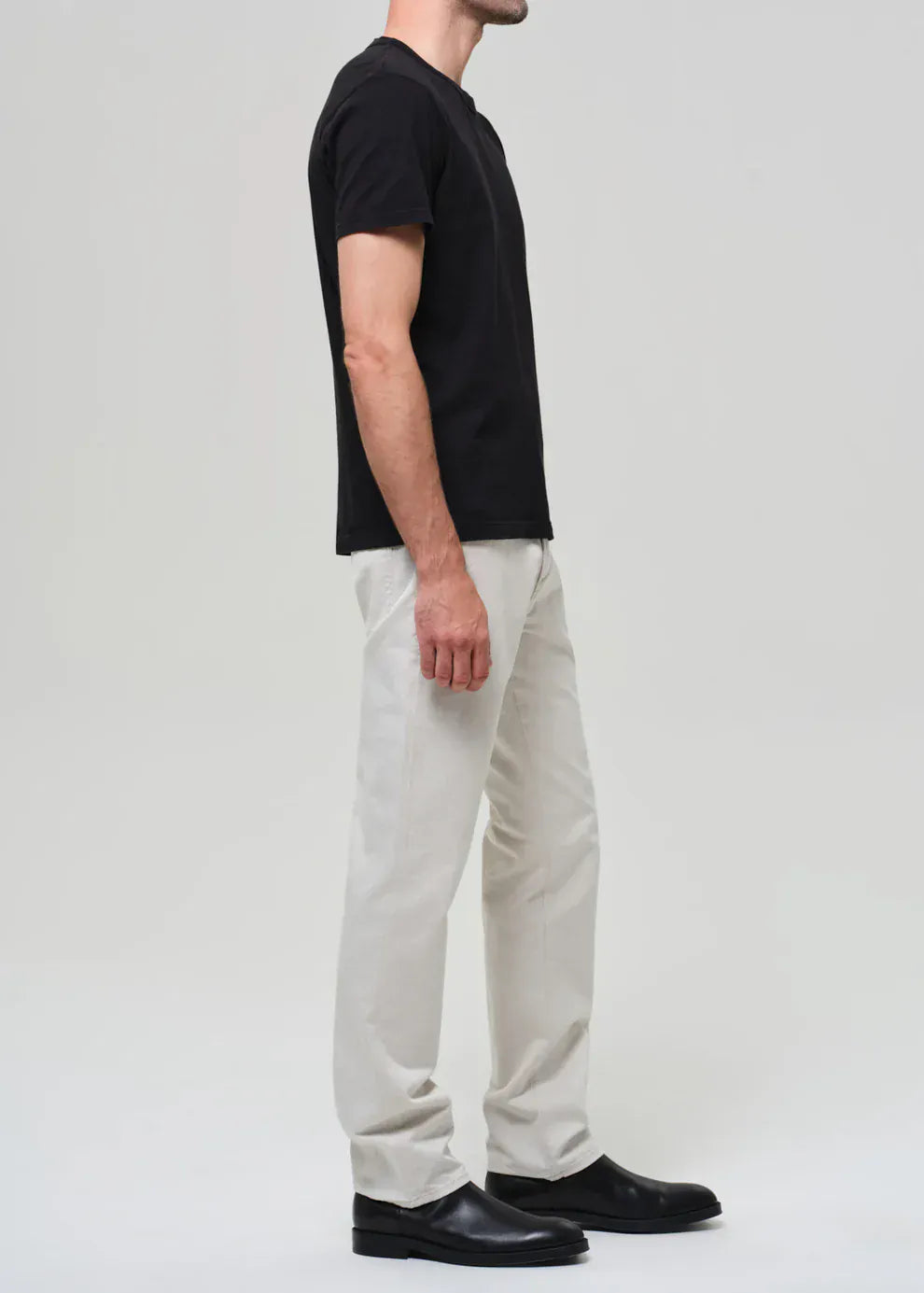 Citizens Of Humanity Denim Elijah Straight Comfort Stretch Linen in Natural