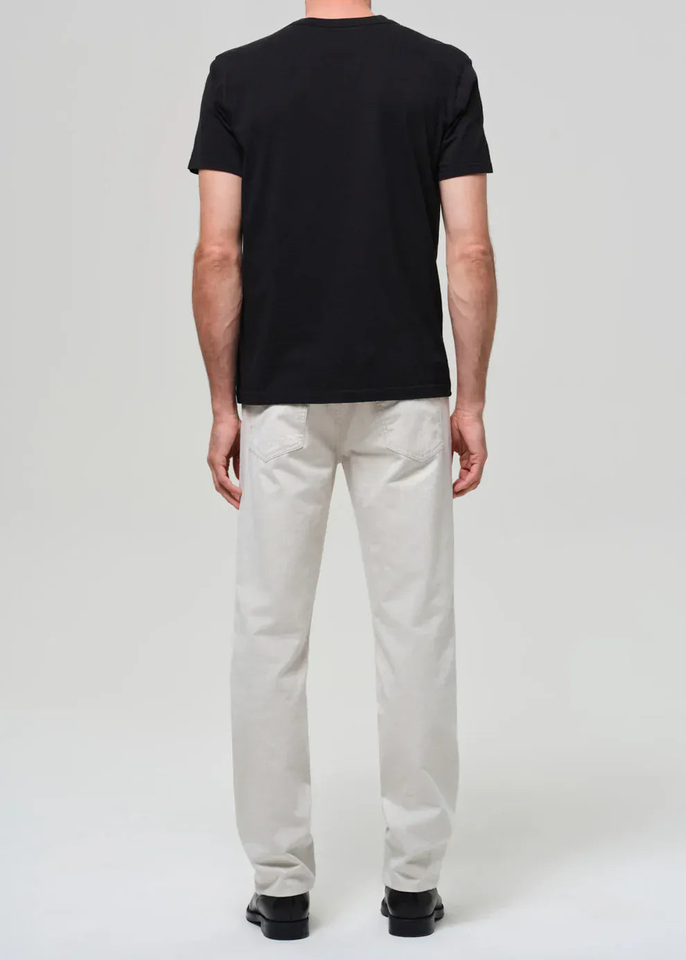 Citizens Of Humanity Denim Elijah Straight Comfort Stretch Linen in Natural