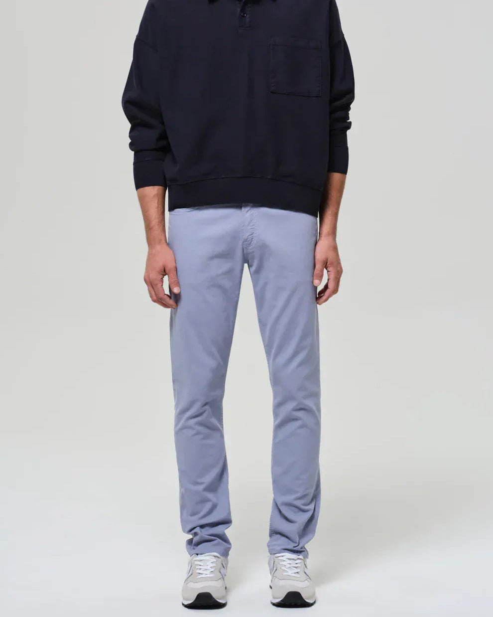 Citizens Of Humanity Denim Gage Slim Straight Cashmere Touch Sateen in Glacier