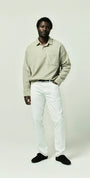 Citizens Of Humanity Denim Gage Slim Straight Cashmere Touch Sateen in Soft White