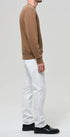 Citizens Of Humanity Denim Gage Slim Straight Cashmere Touch Sateen in Soft White