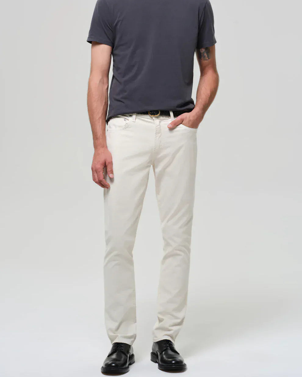 Citizens Of Humanity Denim Gage Slim Straight Italian Canvas in Almond