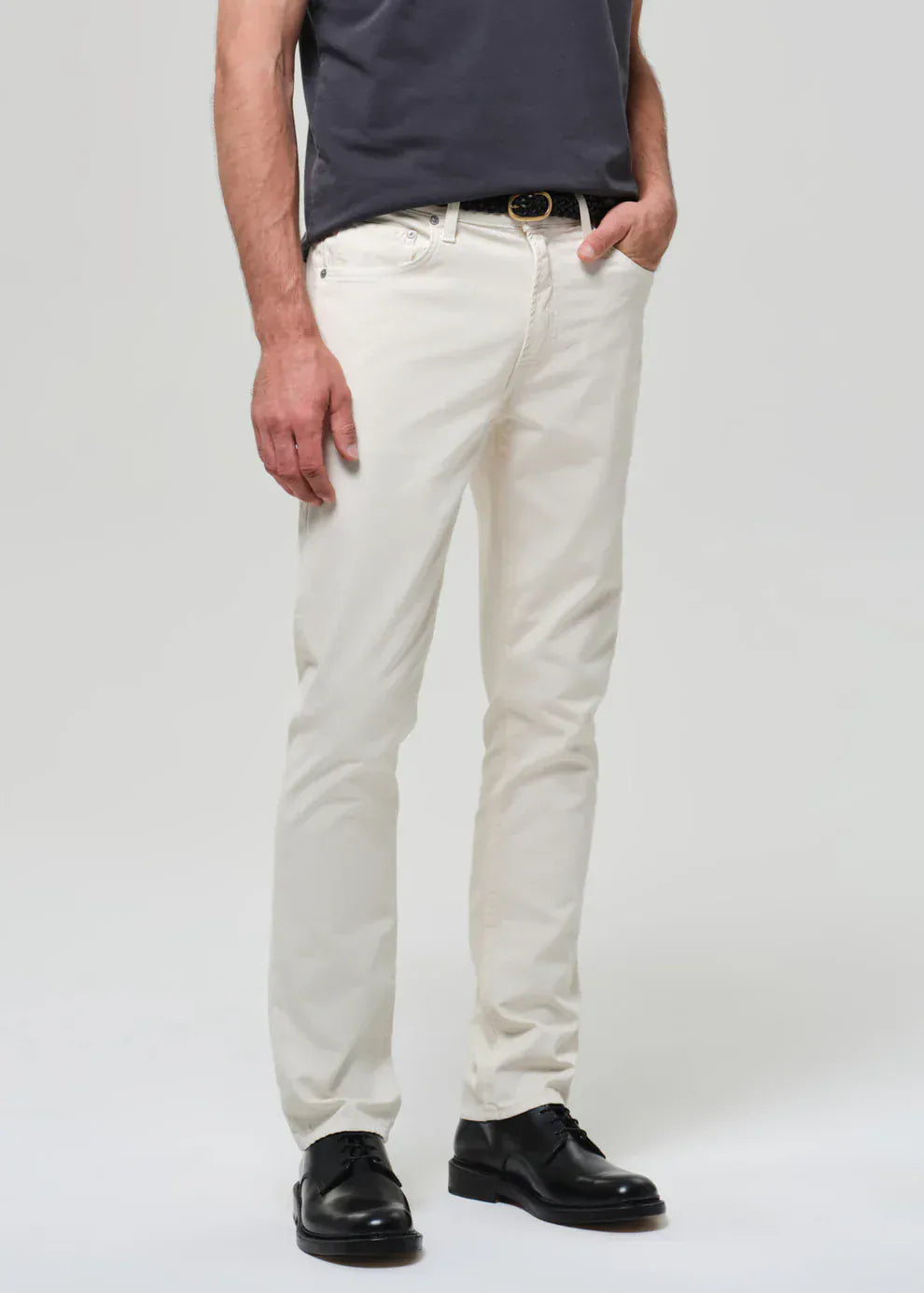 Citizens Of Humanity Denim Gage Slim Straight Italian Canvas in Almond