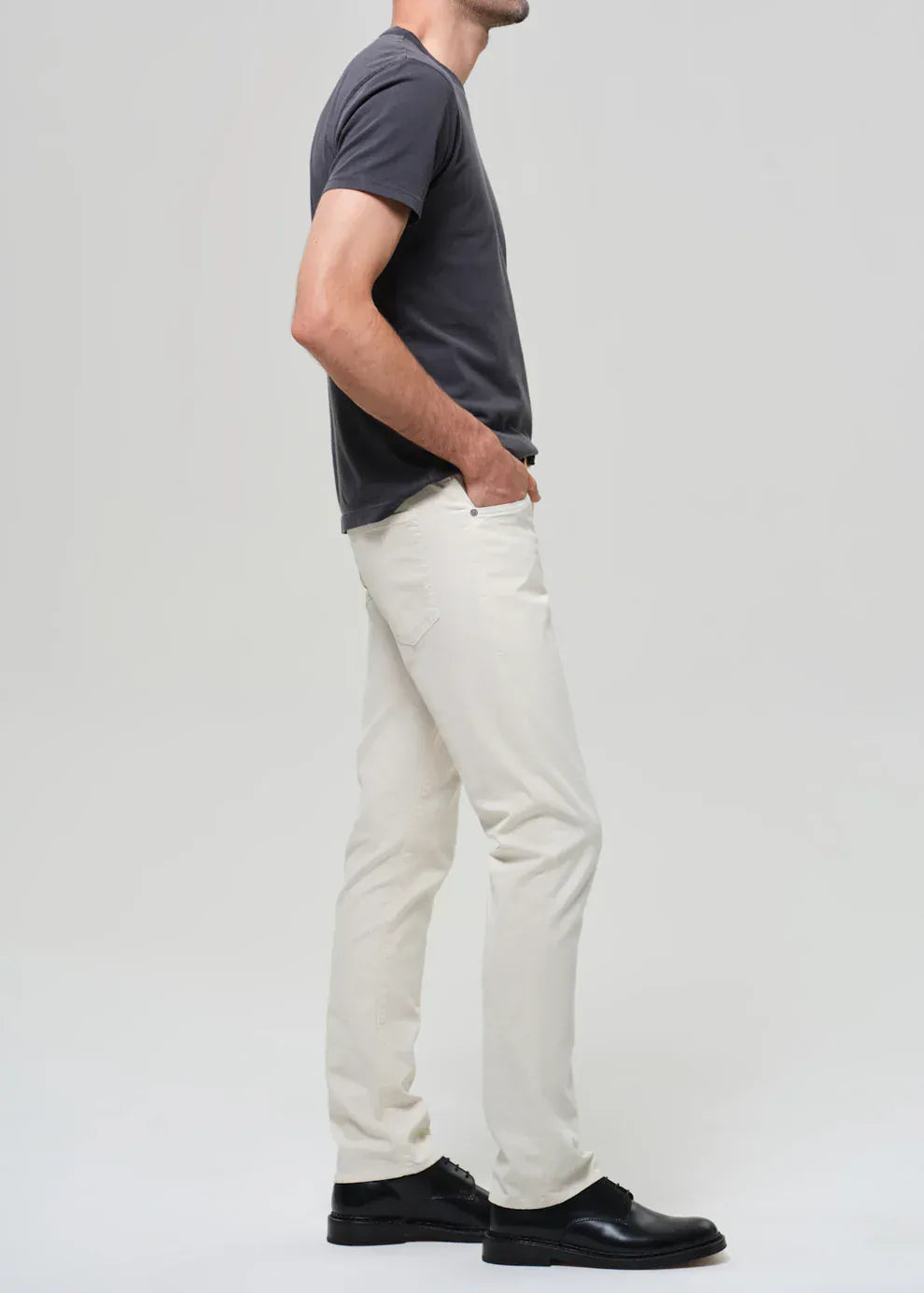 Citizens Of Humanity Denim Gage Slim Straight Italian Canvas in Almond