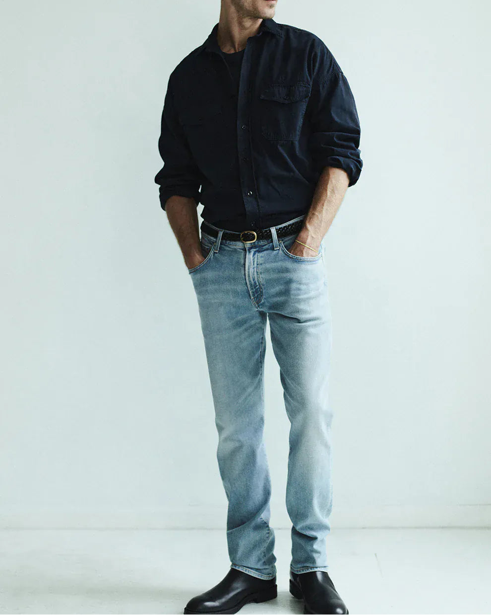 Citizens Of Humanity Denim Gage Slim Straight Perform in Light Wash