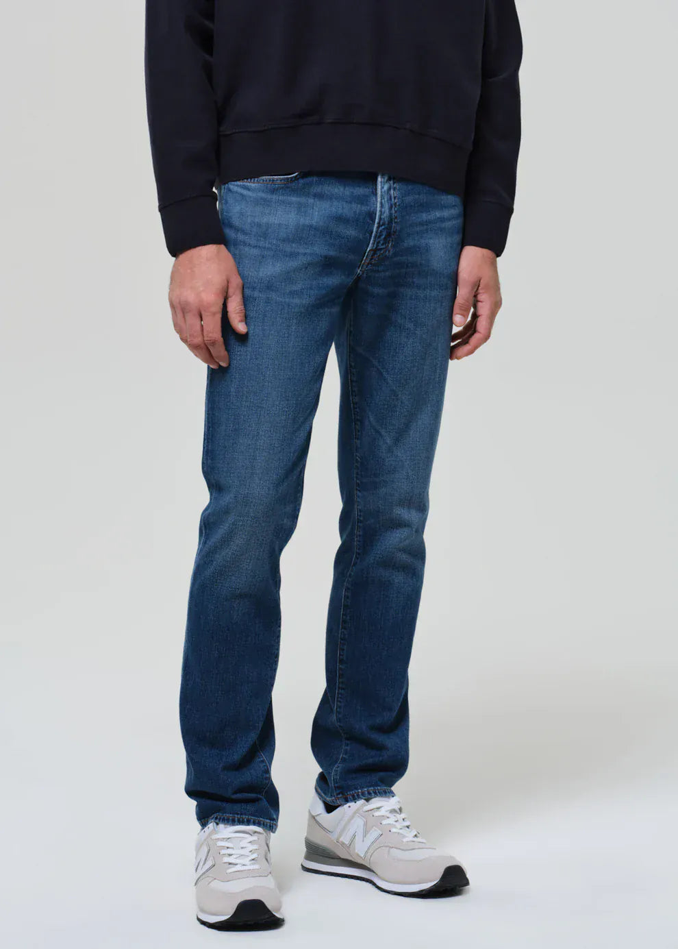 Citizens Of Humanity Denim Gage Slim Straight Tropical Denim in Milestone