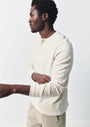 Citizens Of Humanity T-Shirts ECRU / M Three Button Henley