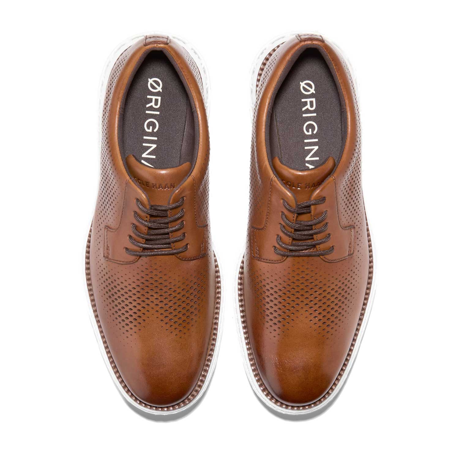 Cole Haan Men's Original Grand 2.0 Oxfords British Tan / White / 9.5 Cole Haan Men's Original Grand 2.0 Oxfords British Tan / White / 9.5