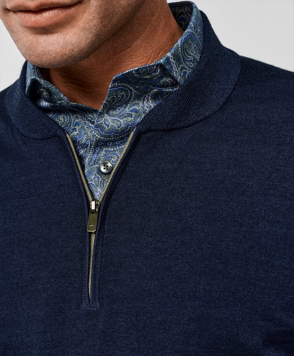 David Donahue 1/4 Zip The Skipper Quarter Zip