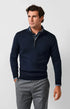 David Donahue 1/4 Zip The Skipper Quarter Zip