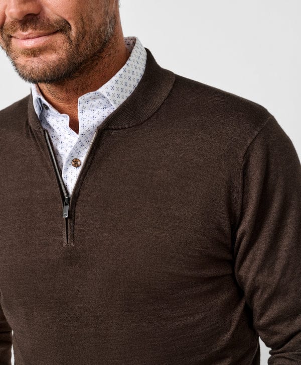 David Donahue 1/4 Zip The Skipper Quarter Zip