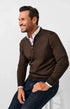 David Donahue 1/4 Zip The Skipper Quarter Zip