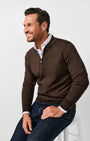 David Donahue 1/4 Zip The Skipper Quarter Zip