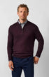 David Donahue 1/4 Zip The Skipper Quarter Zip
