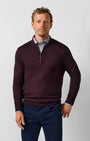 David Donahue 1/4 Zip The Skipper Quarter Zip