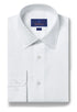 David Donahue Dress Shirts Trim Super Fine Twill Dress Shirt