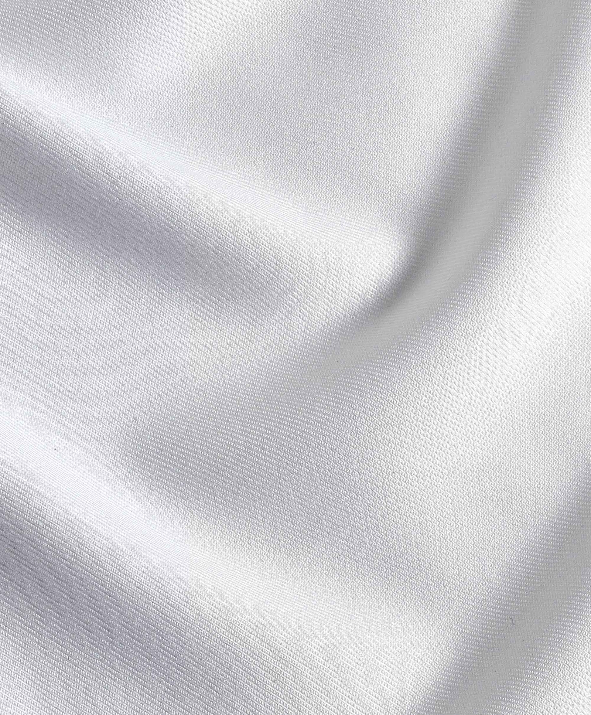 David Donahue Dress Shirts Trim White Performance Twill Formal Shirt