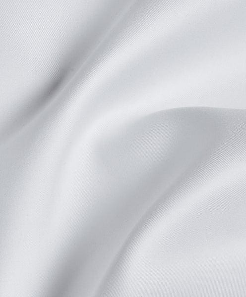David Donahue Dress Shirts White / 14.5 x 32/33 Trim Super Fine Twill Dress Shirt - White