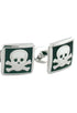 David Donahue Formal Accessories Skull & Crossbone Sterling Cufflinks
