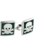 David Donahue Formal Accessories Skull & Crossbone Sterling Cufflinks