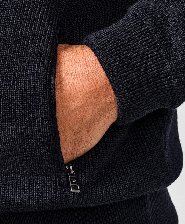 David Donahue Jackets The Aviator Sweater Jacket