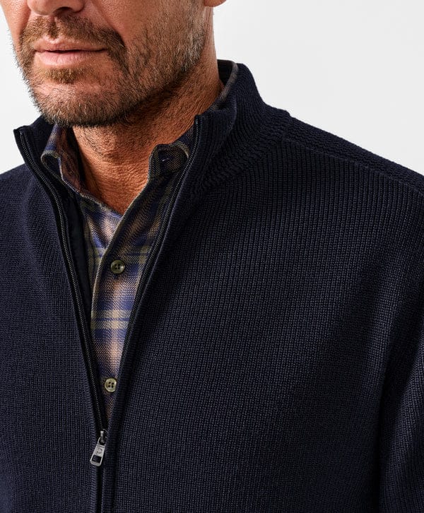 David Donahue Jackets The Aviator Sweater Jacket