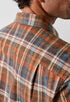 David Donahue Sport Shirts Brushed Plaid Sport Shirt