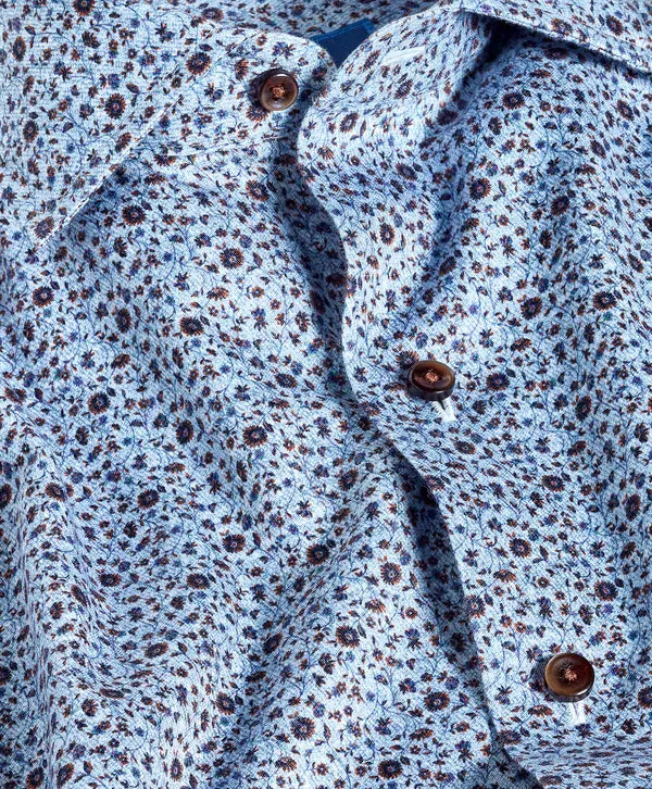 David Donahue Sport Shirts Floral Sport Shirt