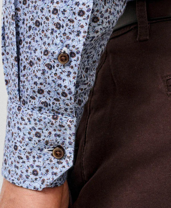 David Donahue Sport Shirts Floral Sport Shirt