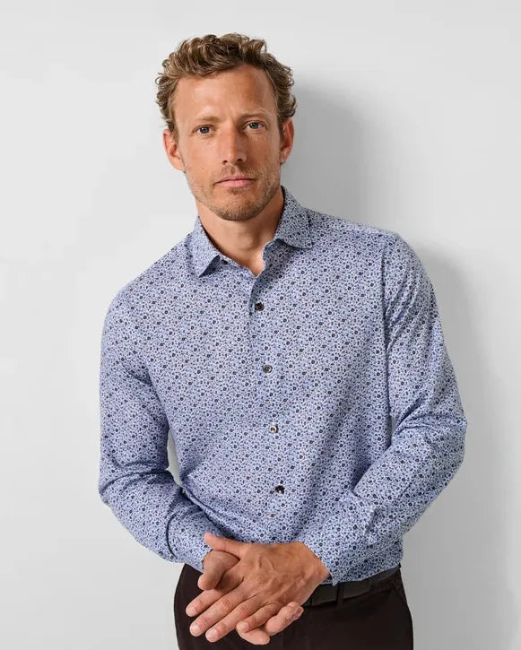David Donahue Sport Shirts Floral Sport Shirt