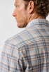 David Donahue Sport Shirts Plaid Knit Sport Shirt