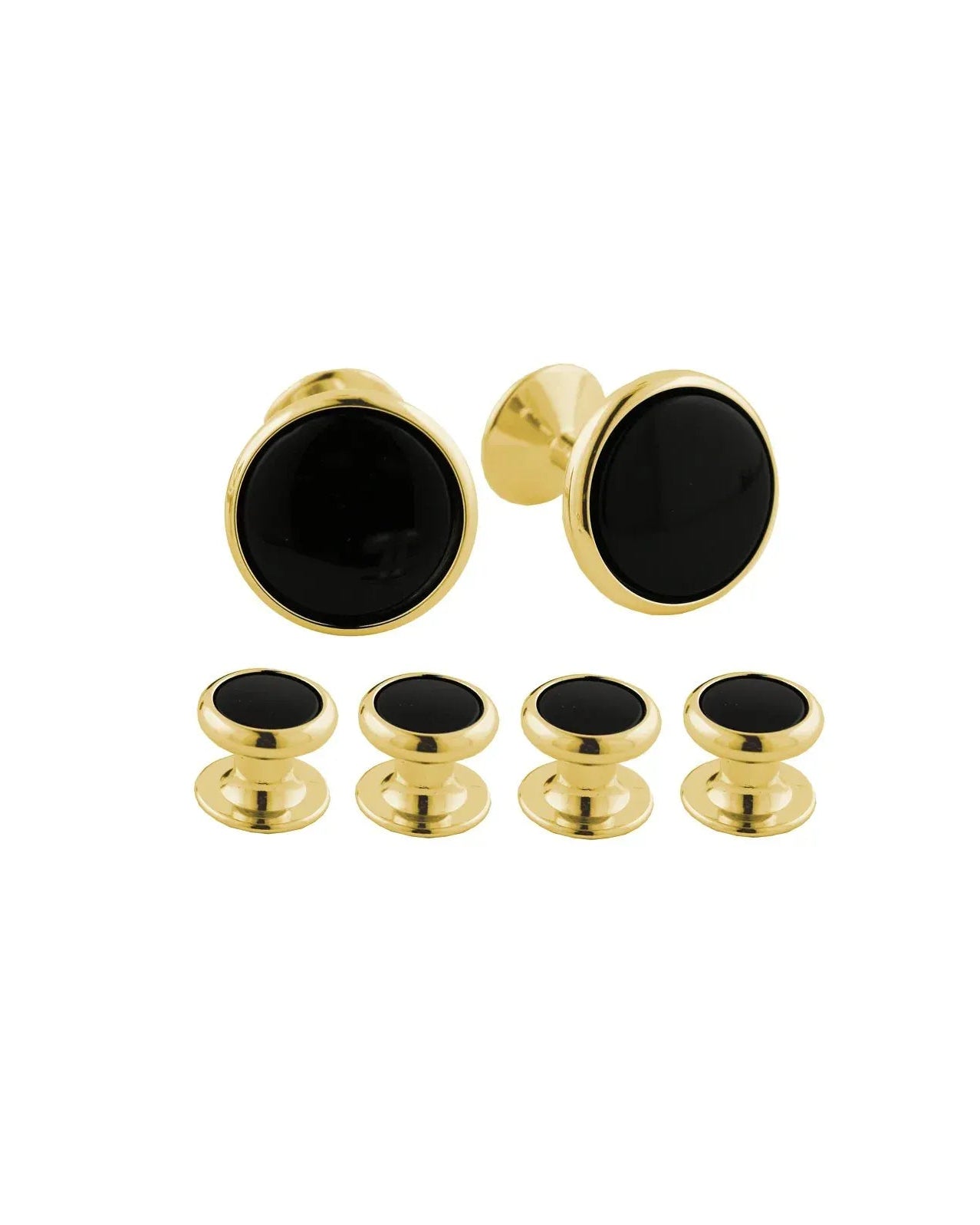 David Donahue Stud Sets GOLD / OS Onyx Stud Set