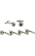 David Donahue Stud Sets SILVER / OS Silver Knot Brass Stud Set
