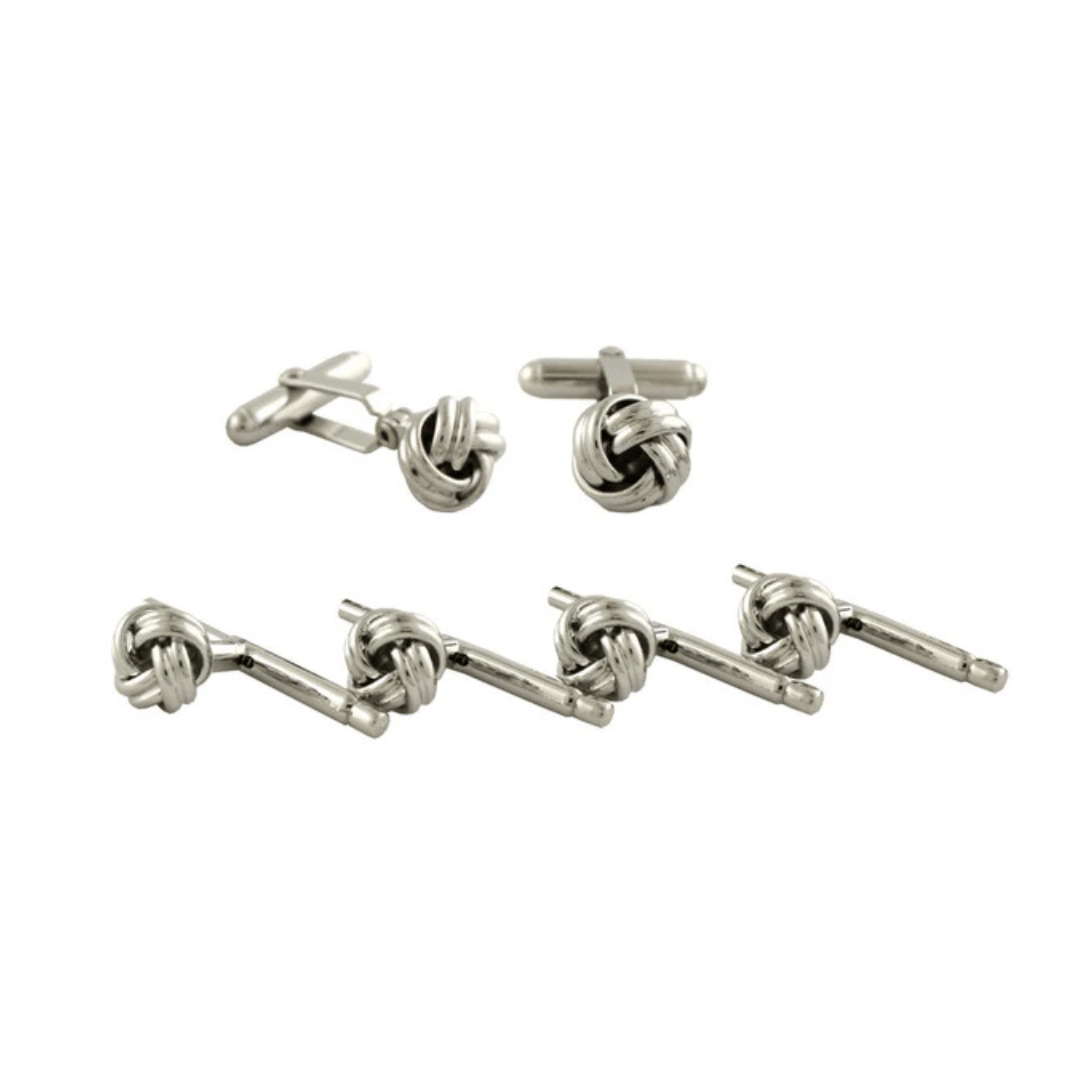 David Donahue Stud Sets SILVER / OS Silver Knot Brass Stud Set