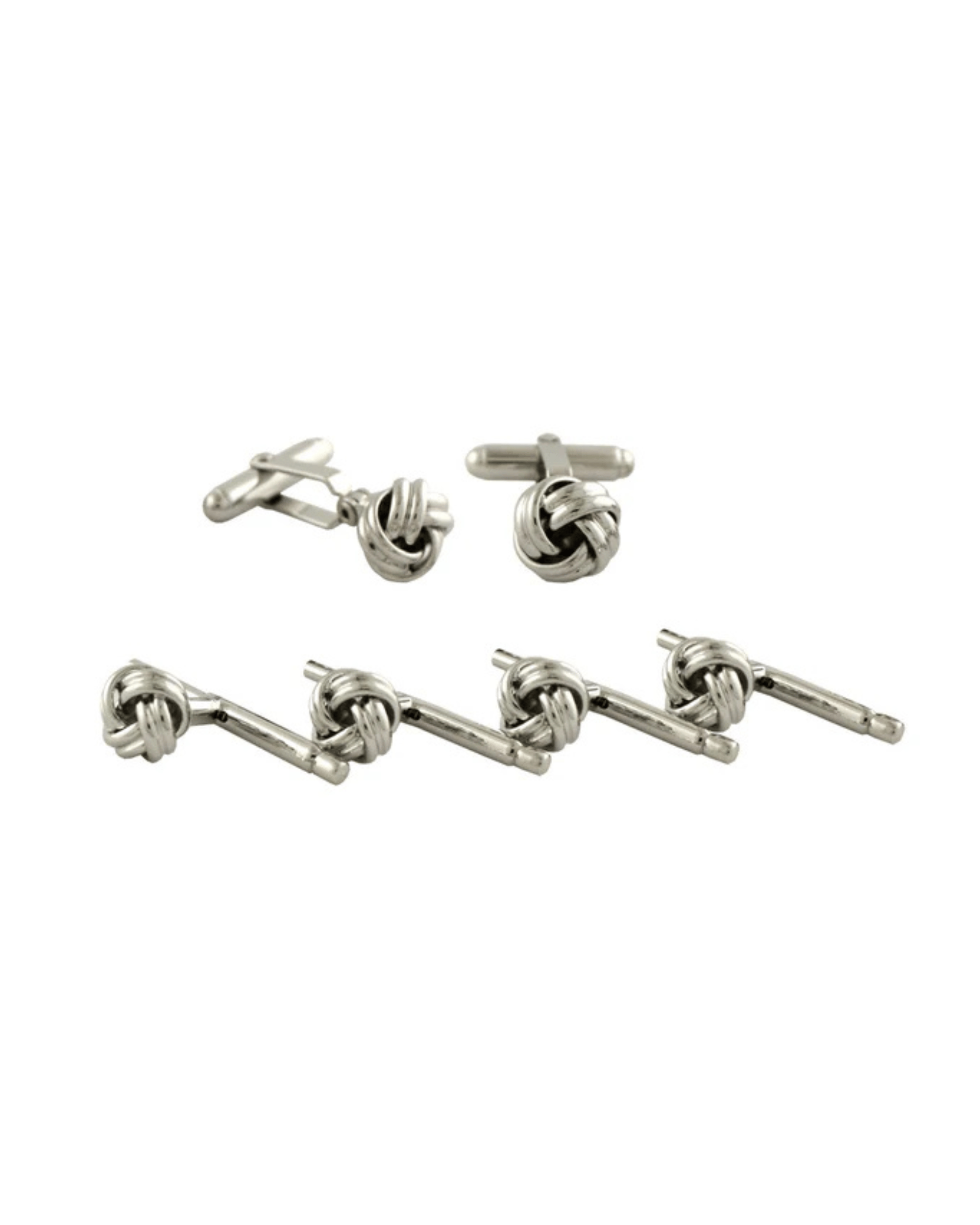 David Donahue Stud Sets SILVER / OS Silver Knot Brass Stud Set