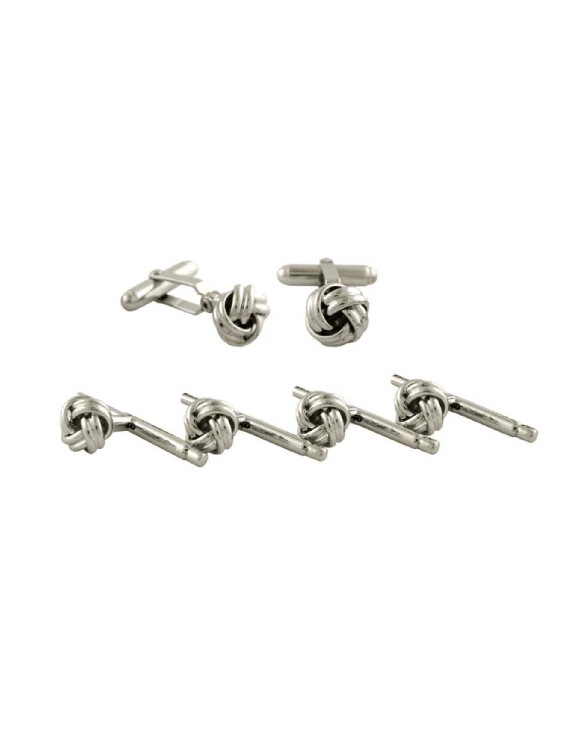 David Donahue Stud Sets SILVER / OS Silver Knot Brass Stud Set