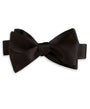 David Donahue Ties Black Satin Self-tie Bow Tie