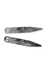 David Donahue Ties SILVER / OS Silver Plated Collar Stays (9 Pair-3 Sizes)