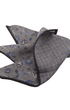 Dion Pocket Square OS Wool Pocket Square in Charcoal