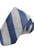 Dion Ties ADJ Heathertone Bar Stripe Tie in Navy